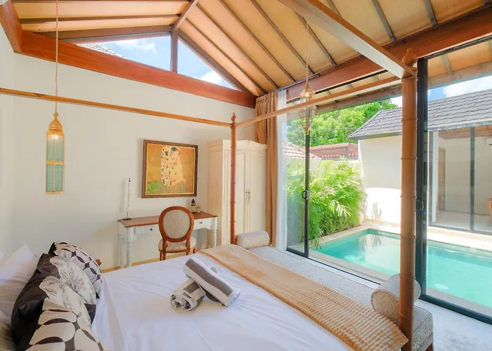 Tranquil New 1 Bedroom Hideaway With Pool In 别墅